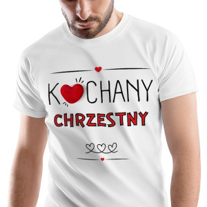 T-Shirt Męski Dla Chrzestnego Koszulka S Prezent