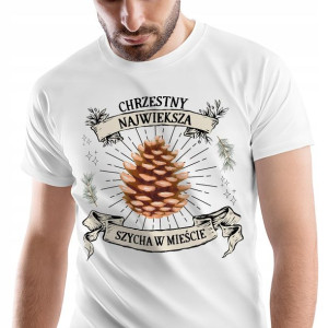 T-Shirt Męski Dla Chrzestnego Koszulka S Prezent