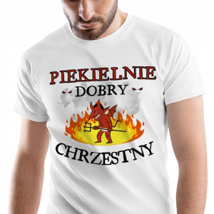 T-Shirt Męski Dla Chrzestnego Koszulka XL Prezent