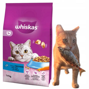 WHISKAS Tuńczyk z warzywami dla kota 1,4kg