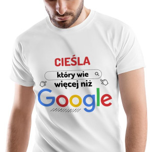 T-Shirt Męski Dla Cieśli Koszulka L Prezent