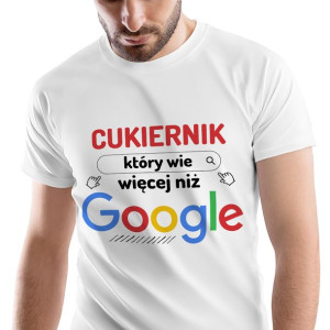 T-Shirt Męski Dla Cukiernika Koszulka L Prezent
