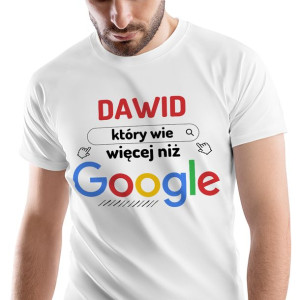 T-Shirt Męski Dla Dawida Koszulka L Prezent