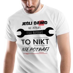 T-Shirt Męski Dla Dawida Koszulka L Prezent