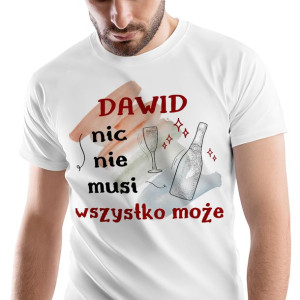 T-Shirt Męski Dla Dawida Koszulka S Prezent