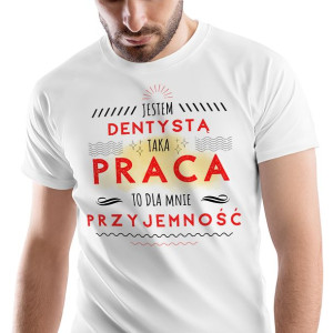 T-Shirt Męski Dla Dentysty Koszulka S Prezent