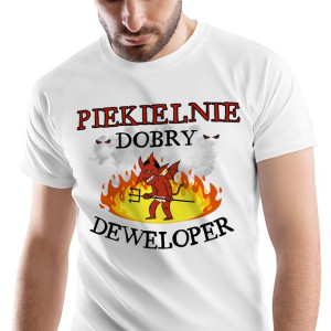T-Shirt Męski Dla Dewelopera Koszulka XXL Prezent