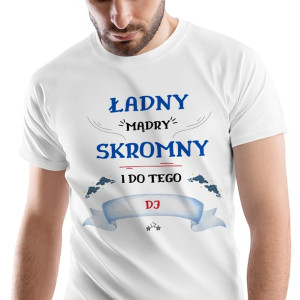 T-Shirt Męski Dla Dja Dj'a Koszulka S Prezent
