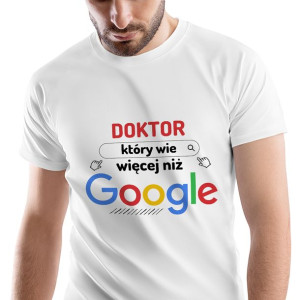 T-Shirt Męski Dla Doktora Koszulka M Prezent