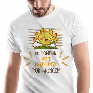 T-Shirt Męski Dla Dominika Koszulka L Prezent