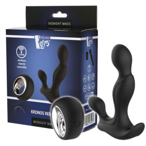 Masażer prostaty, krocza z wibracjami na pilota.