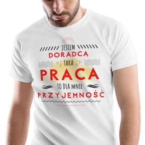 T-Shirt Męski Dla Doradcy Koszulka M Prezent