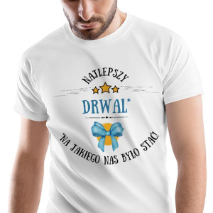 T-Shirt Męski Dla Drwala Koszulka L Prezent