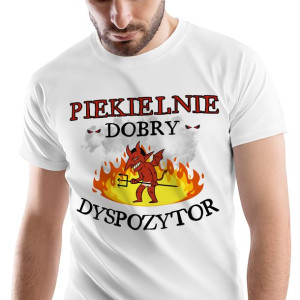 T-Shirt Męski Dla Dyspozytora Koszulka L Prezent
