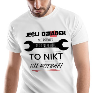 T-Shirt Męski Dla Dziadka Koszulka L Prezent