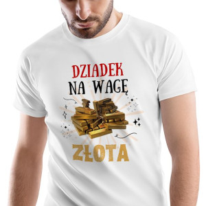 T-Shirt Męski Dla Dziadka Koszulka L Prezent