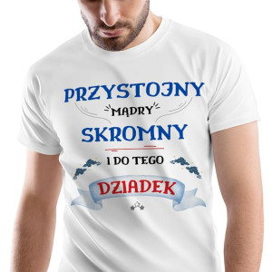 T-Shirt Męski Dla Dziadka Koszulka L Prezent