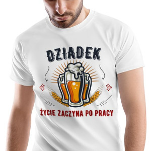 T-Shirt Męski Dla Dziadka Koszulka S Prezent