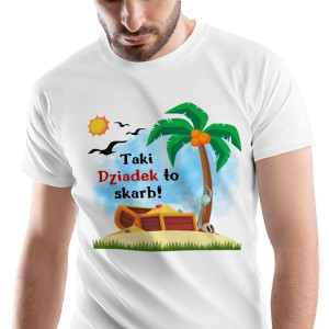 T-Shirt Męski Dla Dziadka Koszulka S Prezent