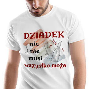 T-Shirt Męski Dla Dziadka Koszulka XL Prezent