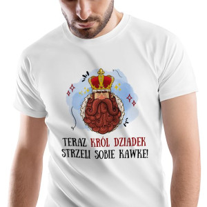 T-Shirt Męski Dla Dziadka Koszulka XXL Prezent