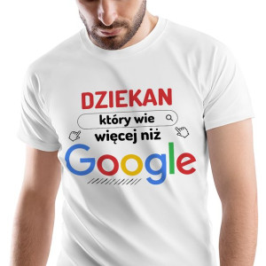 T-Shirt Męski Dla Dziekana Koszulka L Prezent