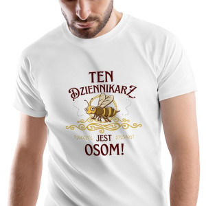 T-Shirt Męski Dla Dziennikarza na Urodziny XL