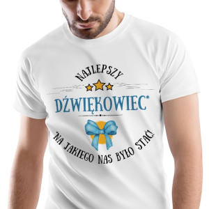 T-Shirt Męski Dla Dźwiękowca Koszulka S Prezent