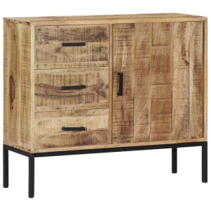 Szafka, 88x30x73 cm, lite drewno mango