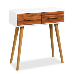 Stolik konsola z drewna akacjowego 70x30x75cm