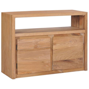 Szafka, 80x30x60 cm, lite drewno tekowe