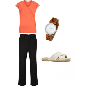 Bonprix Czarne Elastyczne Proste Spodnie Chinosy Casual 46-48 917483