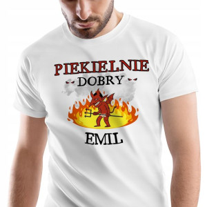 T-Shirt Męski Dla Emila Koszulka XL Prezent
