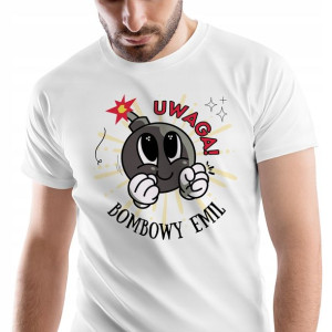 T-Shirt Męski Dla Emila Koszulka XL Prezent