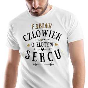 T-Shirt Męski Dla Fabiana Koszulka S Prezent