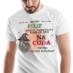T-Shirt Męski Dla Filipa Koszulka L Prezent