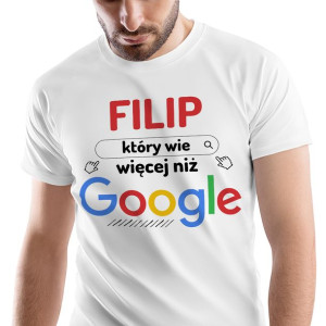 T-Shirt Męski Dla Filipa Koszulka L Prezent