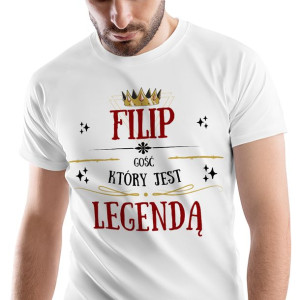 T-Shirt Męski Dla Filipa Koszulka S Prezent