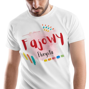 T-Shirt Męski Dla Florysty Koszulka XL Prezent