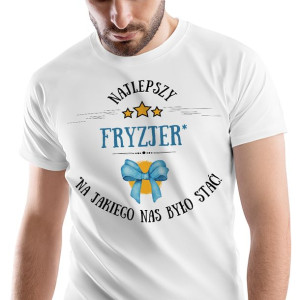 T-Shirt Męski Dla Fryzjera Koszulka L Prezent