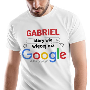 T-Shirt Męski Dla Gabriela Koszulka M Prezent