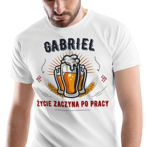 T-Shirt Męski Dla Gabriela Koszulka XL Prezent