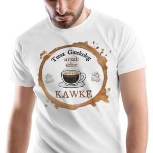 T-Shirt Męski Dla Ginekologa Koszulka L Prezent