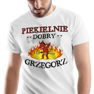 T-Shirt Męski Dla Grzegorza Koszulka L Prezent