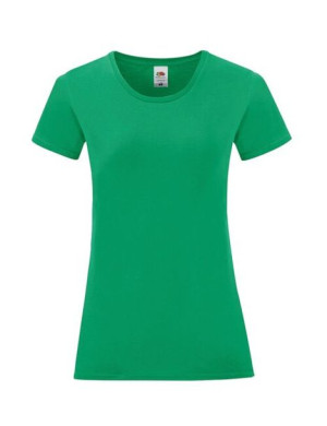 Fruit of the Loom 5PAK - Koszulka damska Iconic trawiasta zieleń (47) L