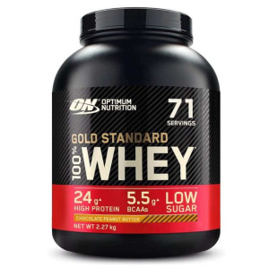 Optimum Nutrition Gold Standard 100% Whey Protein, czekoladowe masło orzec.