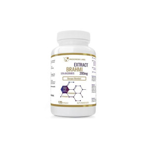 Progress Labs Brahmi Bacopa Monnieri 200 mg Ekstrakt 20:1 - 120 kapsułek