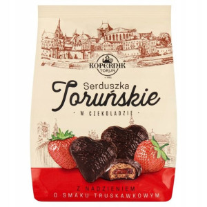 Pierniki w czekoladzie KOPERNIK truskawka 150g