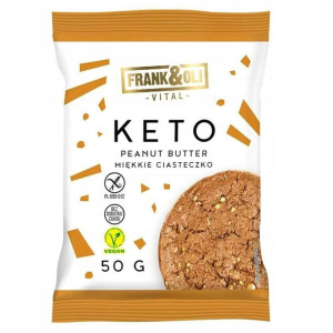 KETO Miękkie Ciastko Masło Orzechowe BG 50g Frank