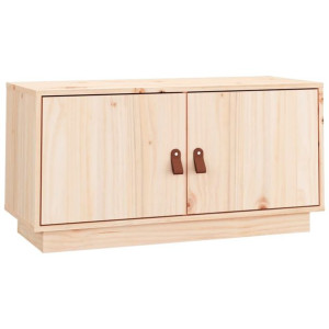 Szafka pod TV, 80x34x40 cm, lite drewno sosnowe